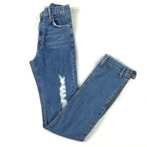 Revice Womens Farrah Jeans Size 28 Blue Denim Zip